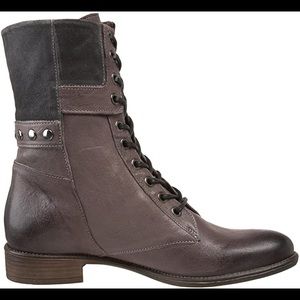 Boutique 9 Brown Rivit Combat Boots